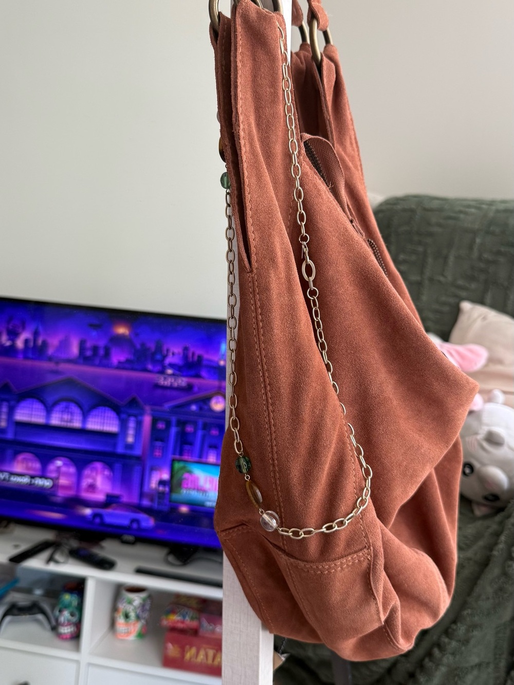 Free people Roma Suede shoulder bag